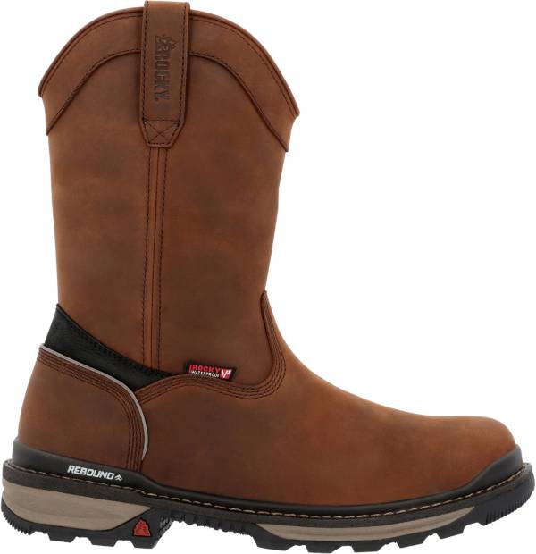 Rocky Men's 10" Rams Horn Pull-On Waterproof Composite Toe Work Boots product image