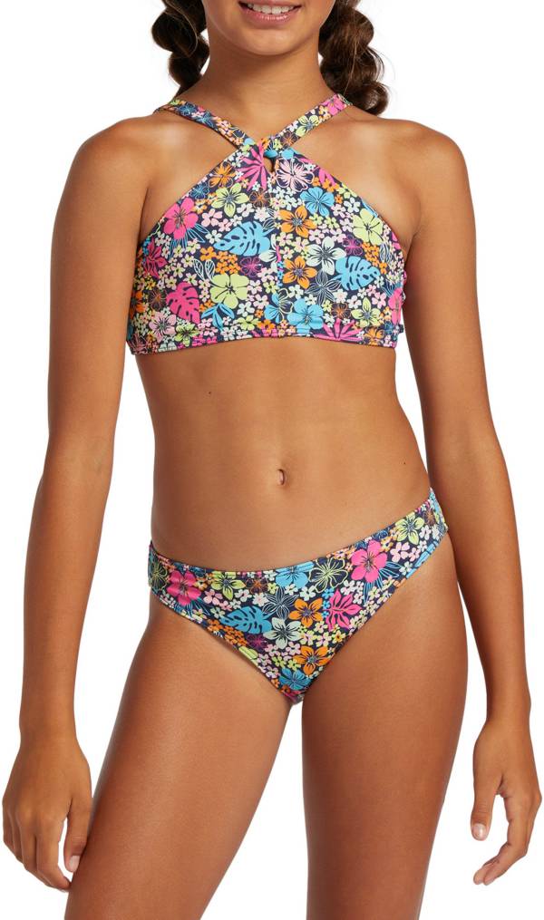 ROXY Active - Crop Top Bikini Top for Women