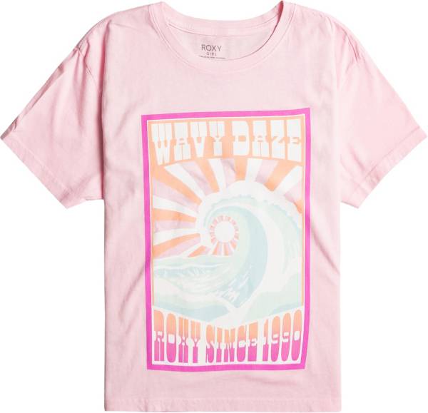 Roxy Girls' Wave Daze Oversized Boyfriend Cropped T-Shirt product image