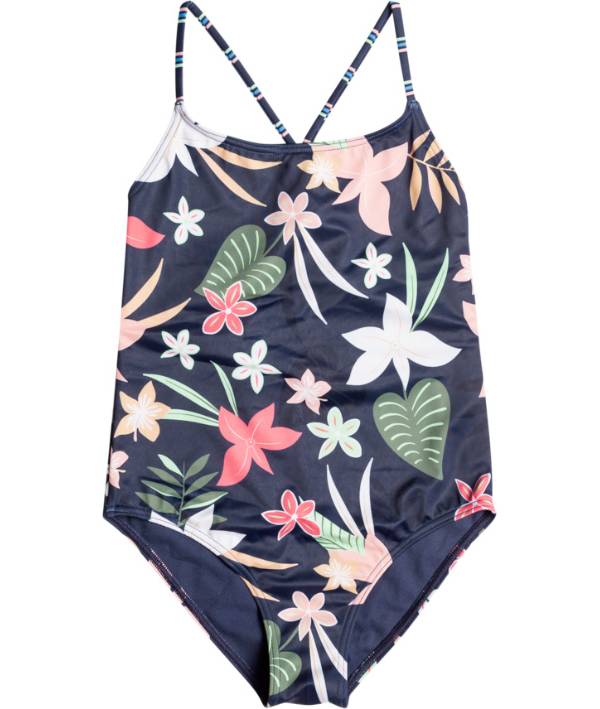 Roxy Girls' Vacay For Life One-Piece Swimsuit