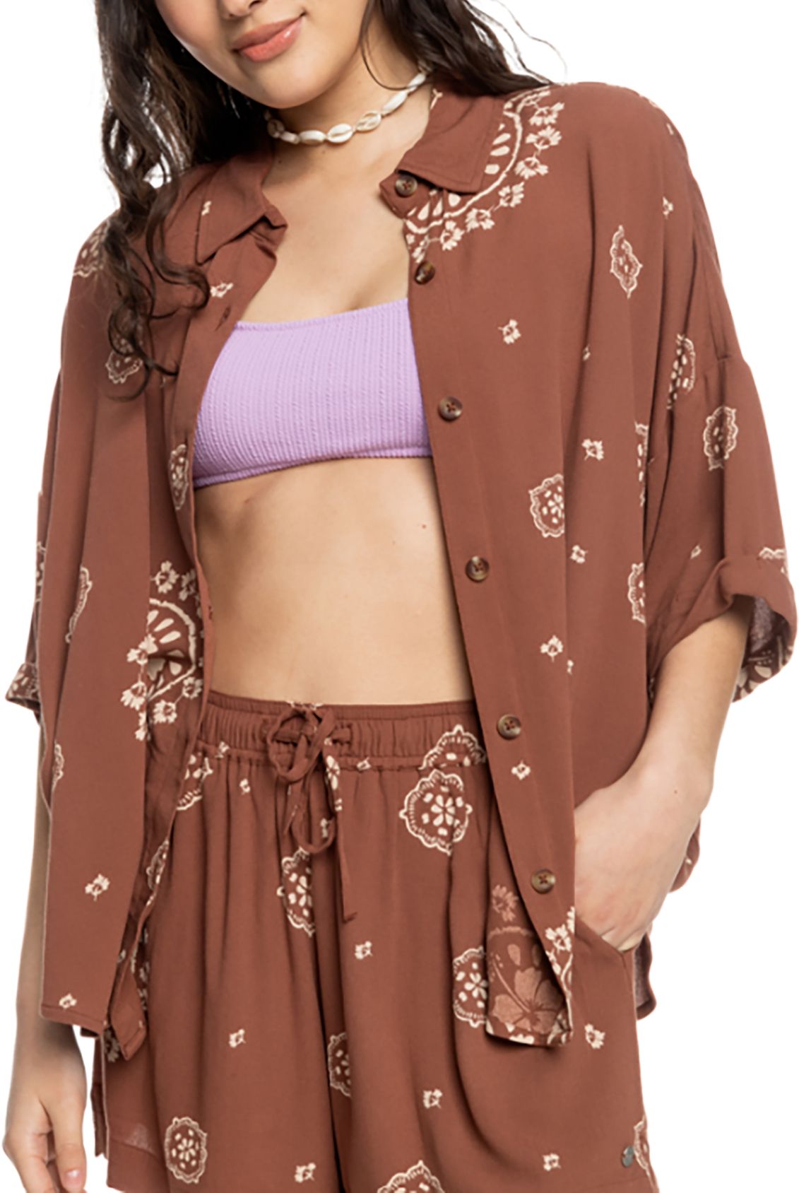 Roxy Women's Beach Nostalgia Camp Shirt product image