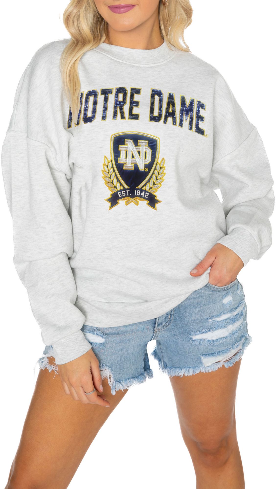 Notre dame crew sweatshirt hot sale