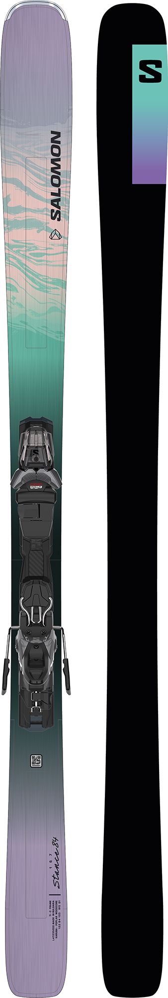 Salomon Women's Stance 84 All-Mountain Skis with M11 GripWalk Bindings 2025 product image