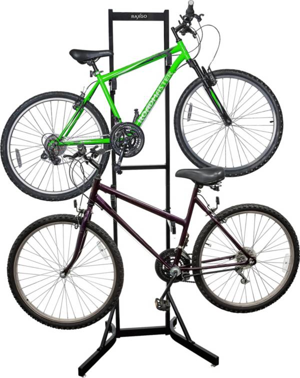 RaxGo Free Standing 2Bike Garage Rack Publiclands