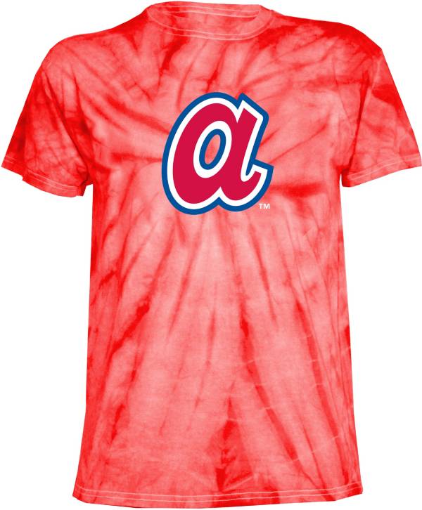 Stitches Youth Atlanta Braves Red Tie Dye T-Shirt product image