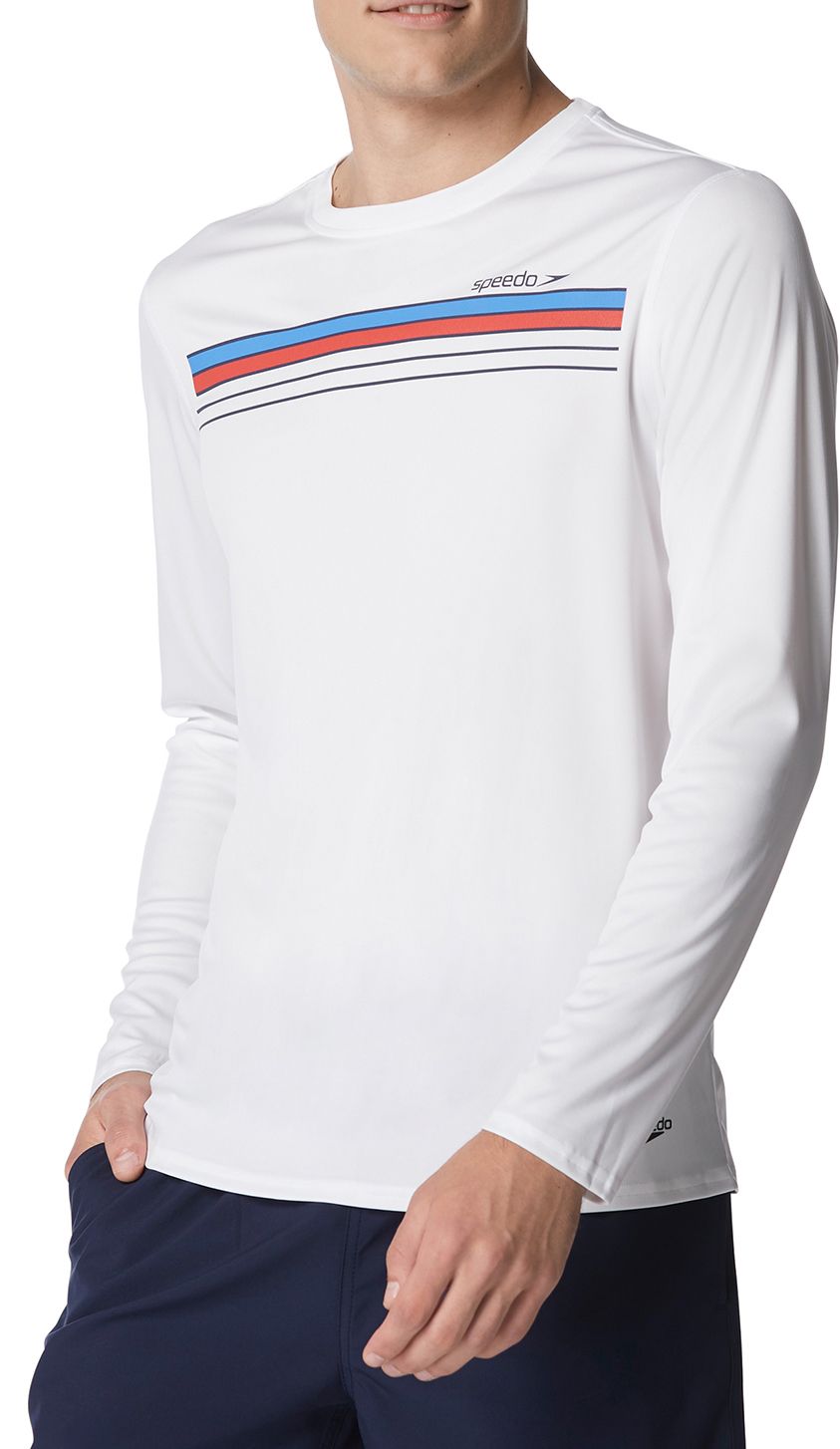 speedo swim shirt mens