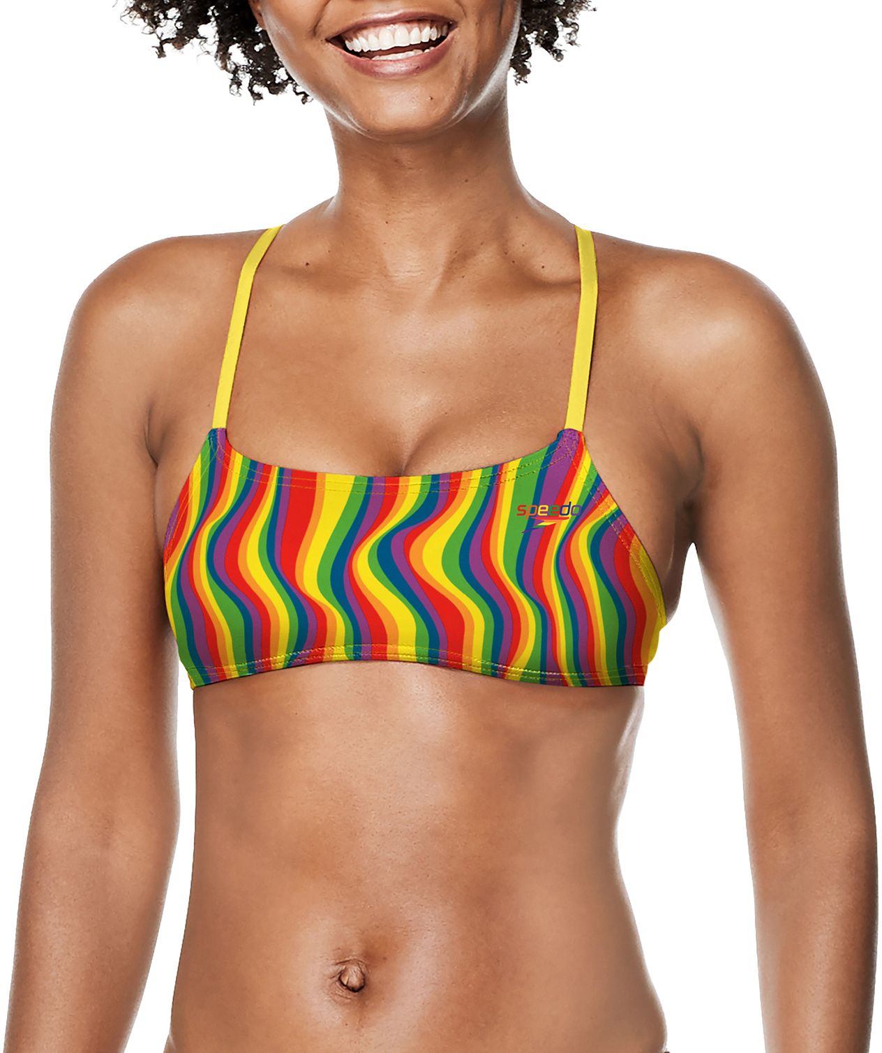 Dick's Sporting Goods Speedo Women's Pride Printed Strappy Swim