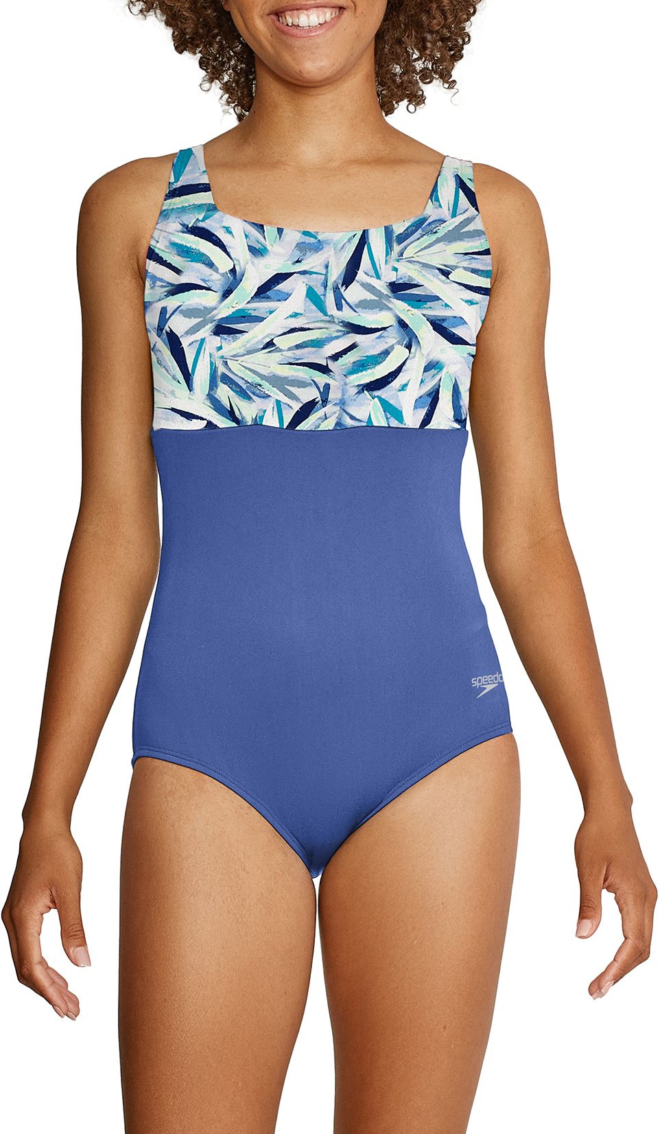 Speedo Women's Square Neck One-Piece Swimsuit product image