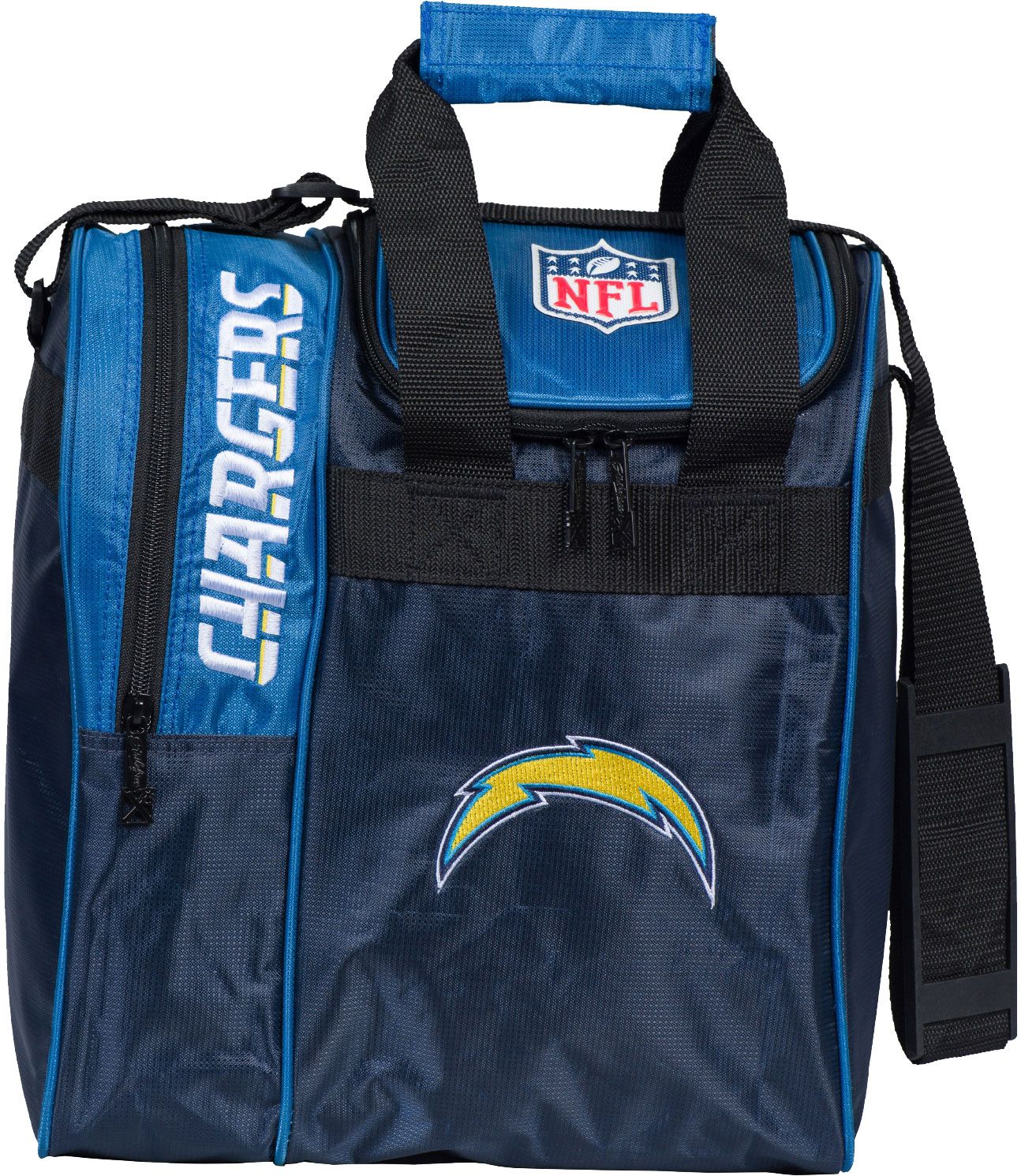 Strikeforce Los Angeles Chargers Single Bowling Ball Tote Bag