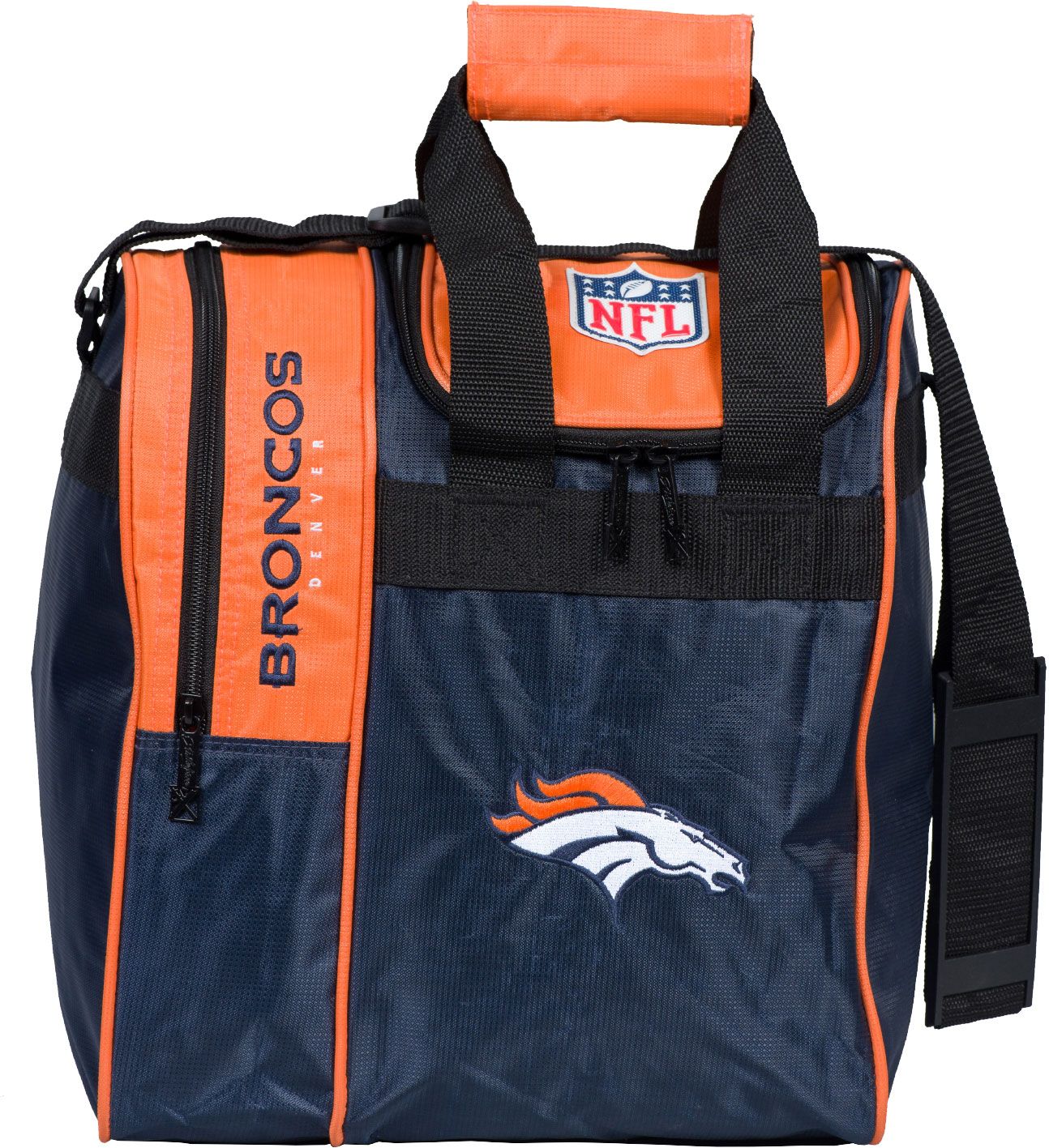 Strikeforce Denver Broncos Single Bowling Ball Tote Bag