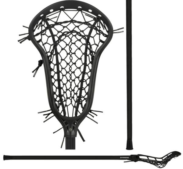 StringKing Complete 2 Pro Defense Women's Lacrosse Stick in Black