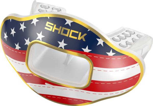 Shock Doctor Max Airflow Flag Stitched Lip Guard product image