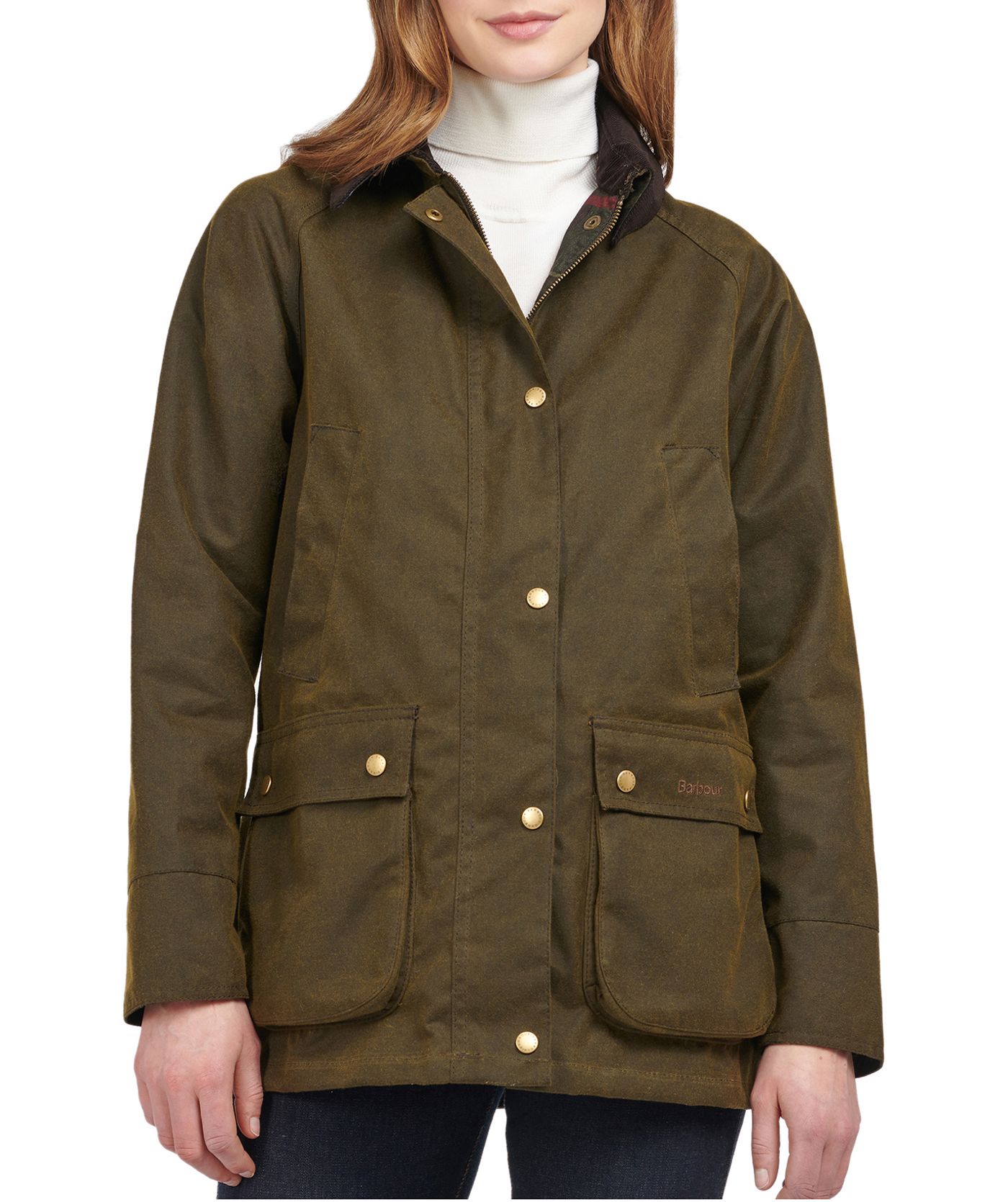 Barbour wax jacket with hood womens sale