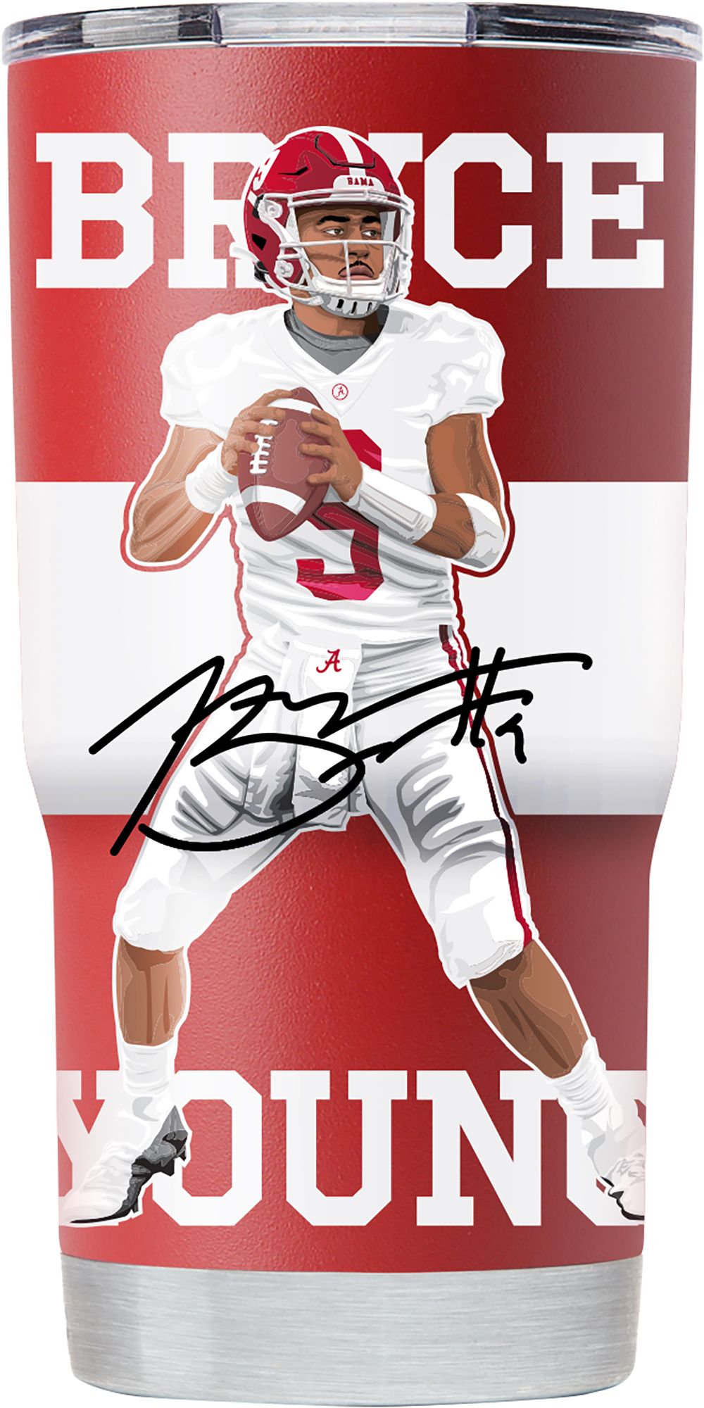 Gametime SideKicks Alabama Crimson Tide Bryce Young Stainless Steel 20 oz. Tumbler product image