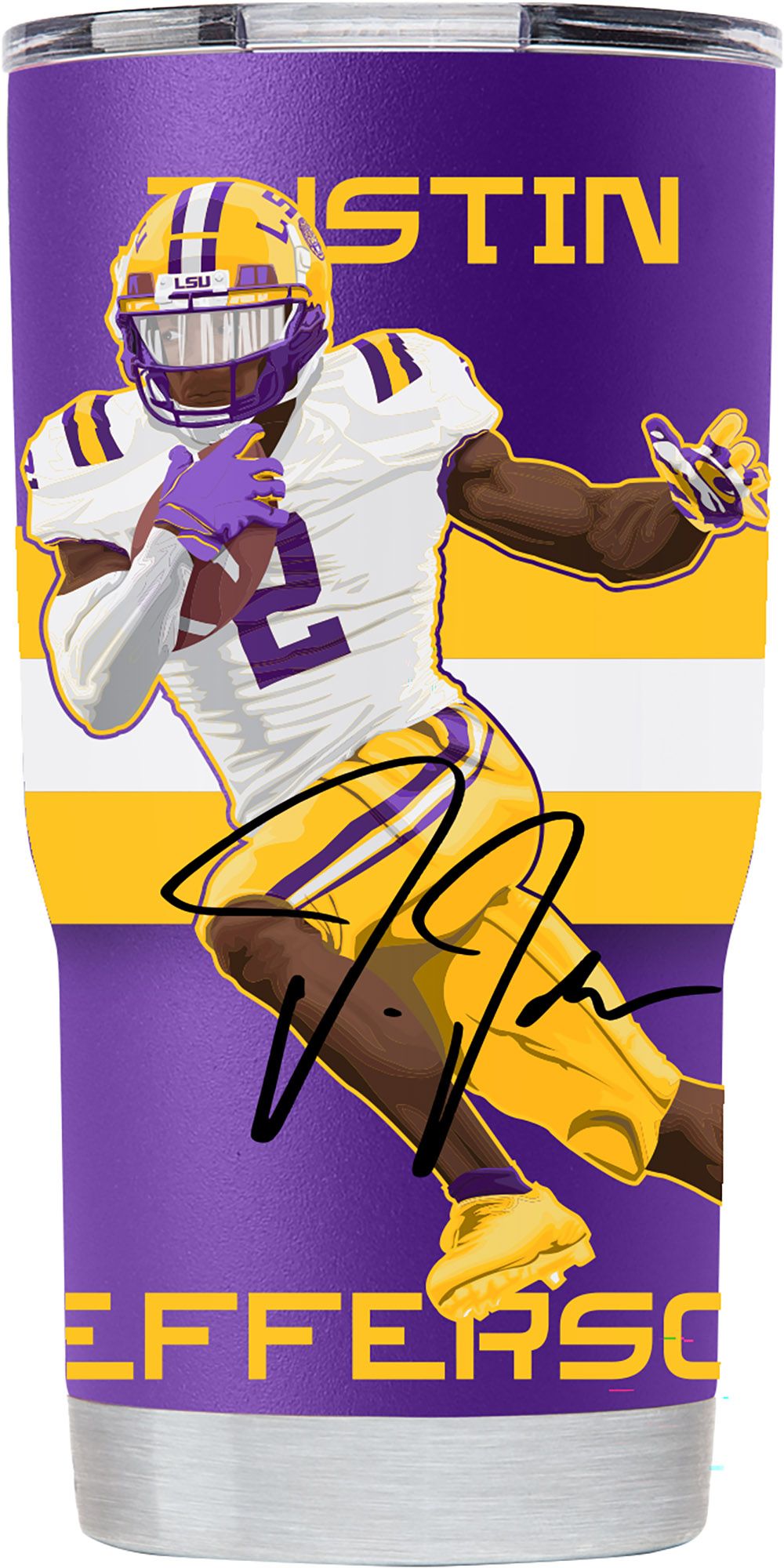 Gametime SideKicks LSU Tigers Player Stainless Steel 20 oz. Tumbler product image