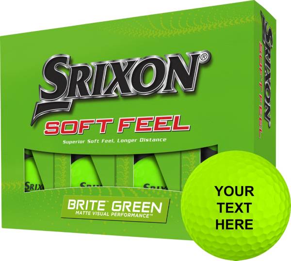 Srixon 2023 Soft Feel Matte Green Personalized Golf Balls product image