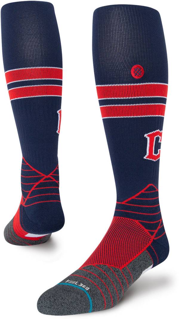 Stance Cleveland Guardians Navy Big C OTC Over the Calf Sock product image