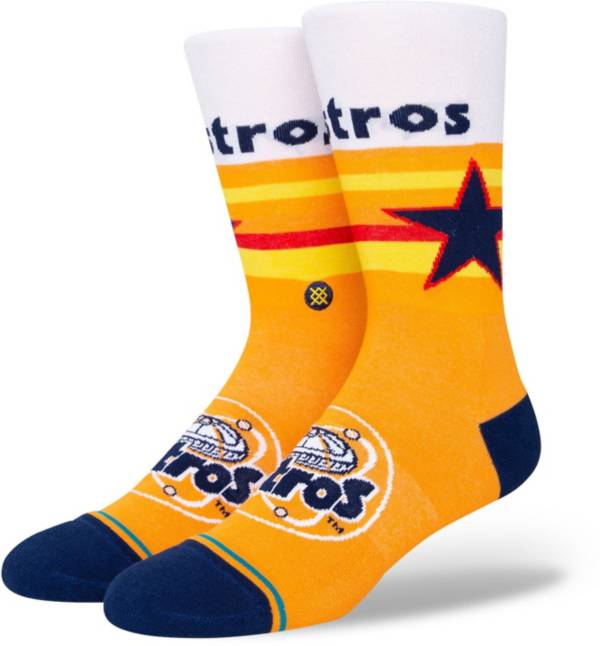 Stance Houston Astros Orange Astrodome Crew Sock