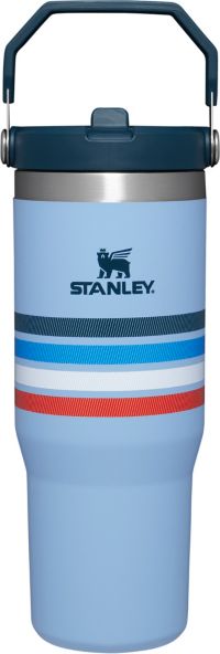 Stanley 30 oz. Varsity IceFlow Tumbler with Flip Straw, Plum Stripe