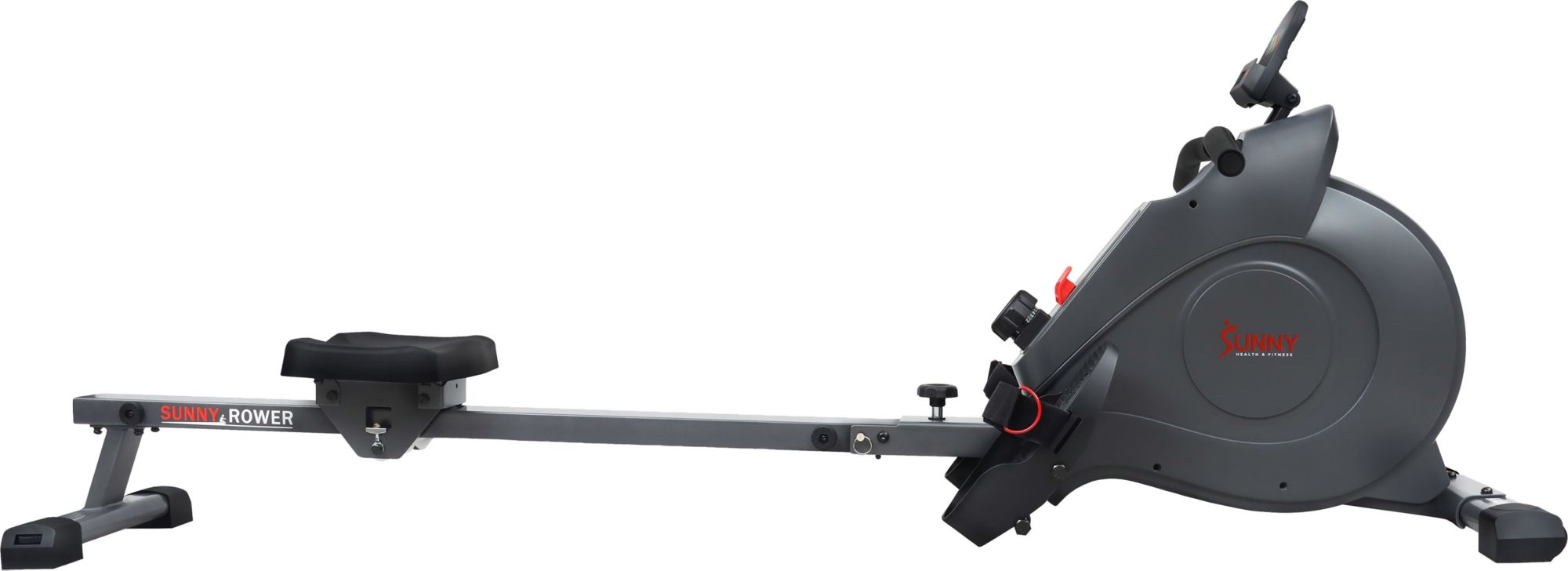 Sunny Health & Fitness Smart Magnetic Rowing Machine With Extended Slide Rail product image