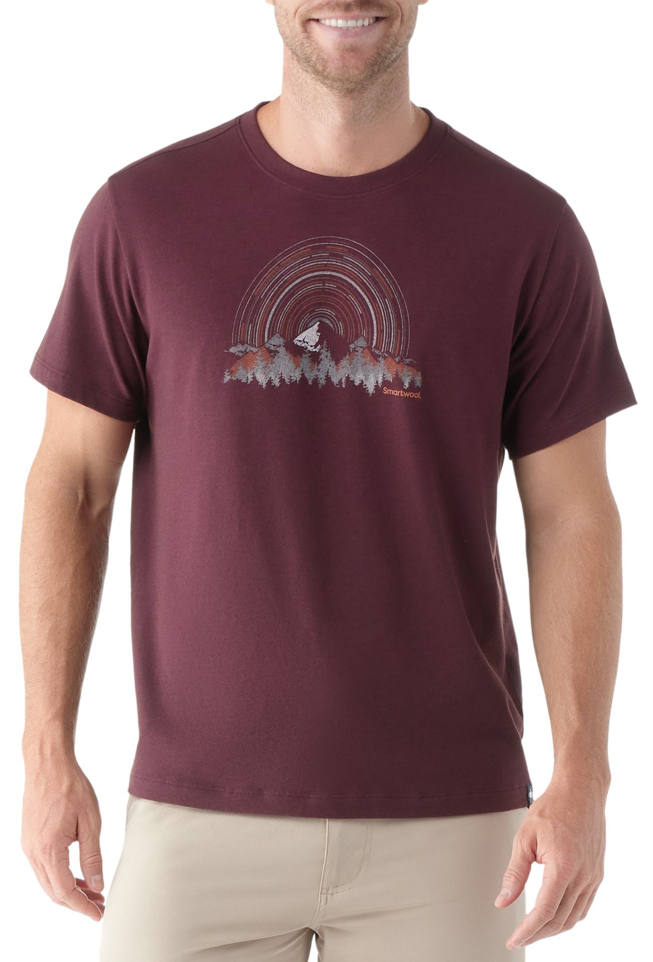 SmartWool Men's Never Summer Mountain Graphic Short Sleeve T-Shirt product image
