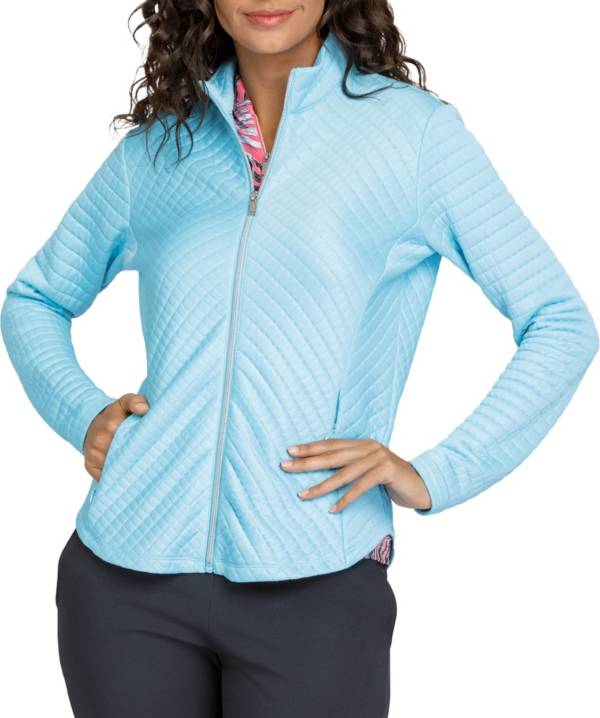 Adidas women's essentials textured clearance golf jacket