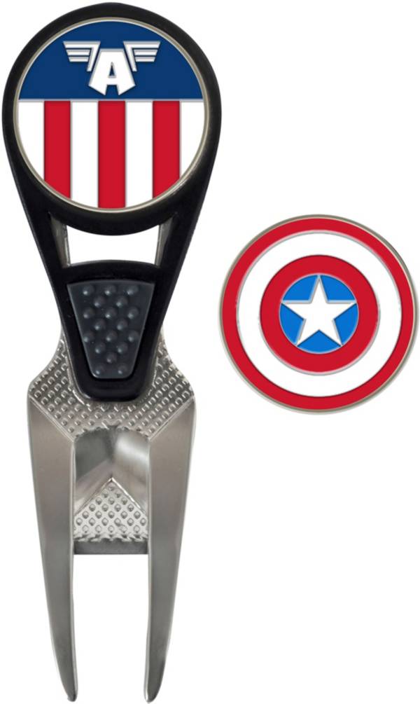 Team Effort Captain America CVX Divot Tool and Ball Marker Set product image
