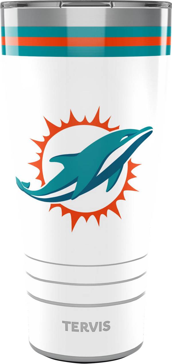 Logo Brands Miami Dolphins Color Block 30 oz. Tumbler