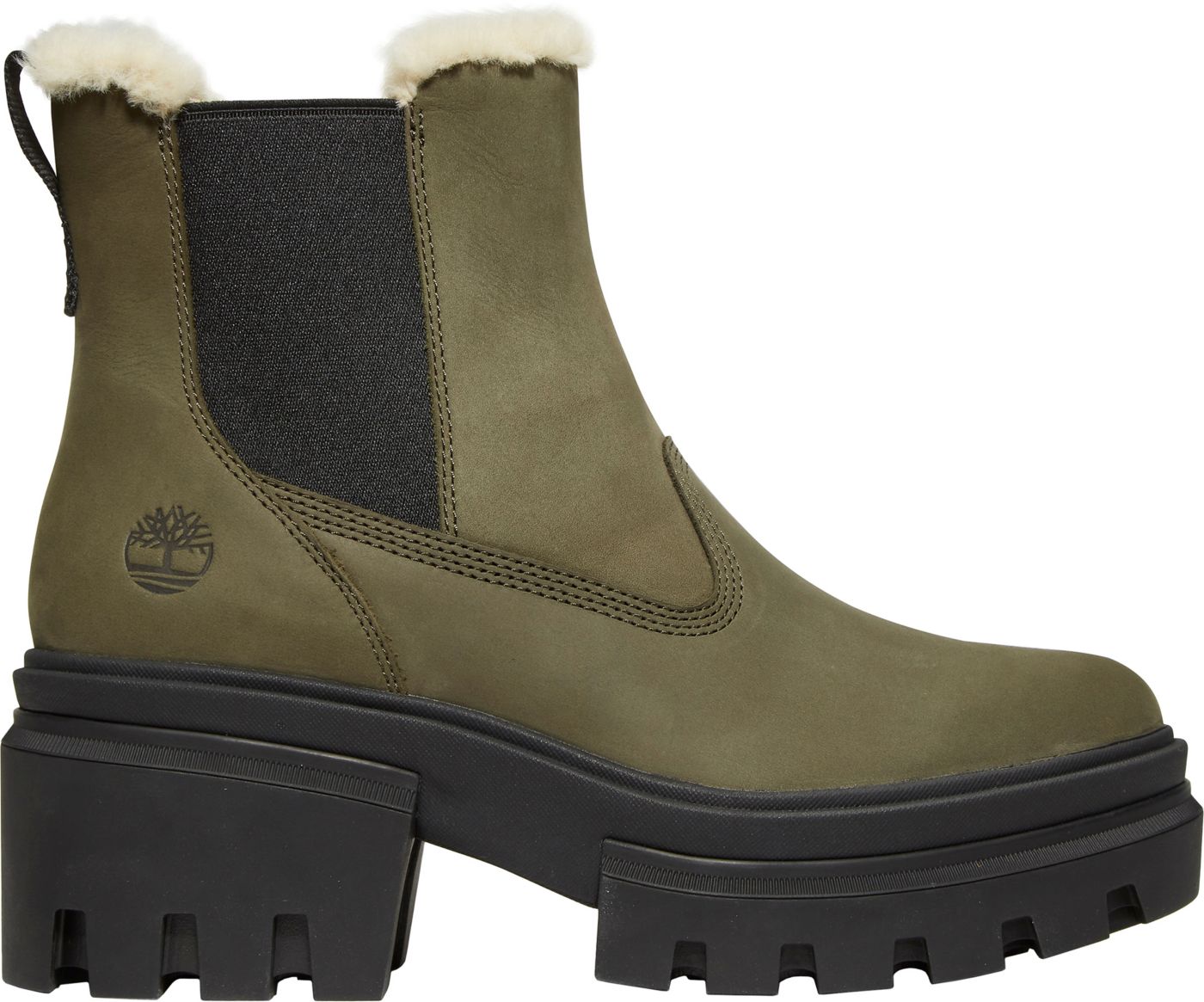 Timberland Women s Everleigh Lined Chelsea Boots Size 8 Green