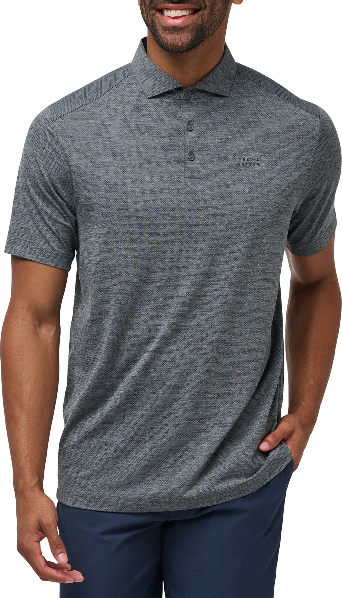 TravisMathew Men's Heater Pro Golf Polo product image