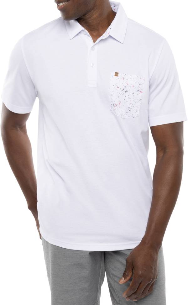 White polo hotsell with pocket