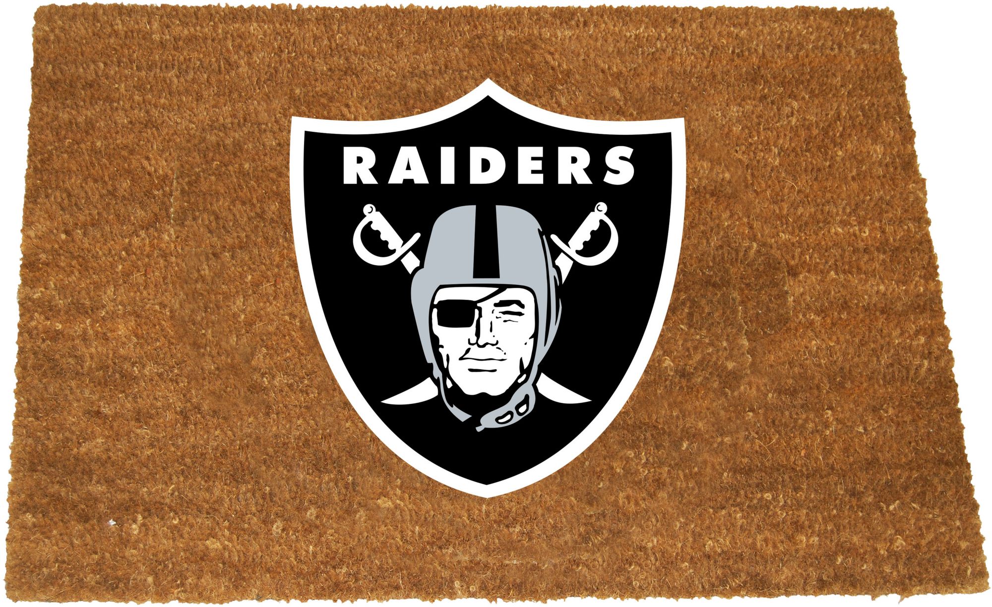 The Memory Company Las Vegas Raiders Tan Logo Door Mat