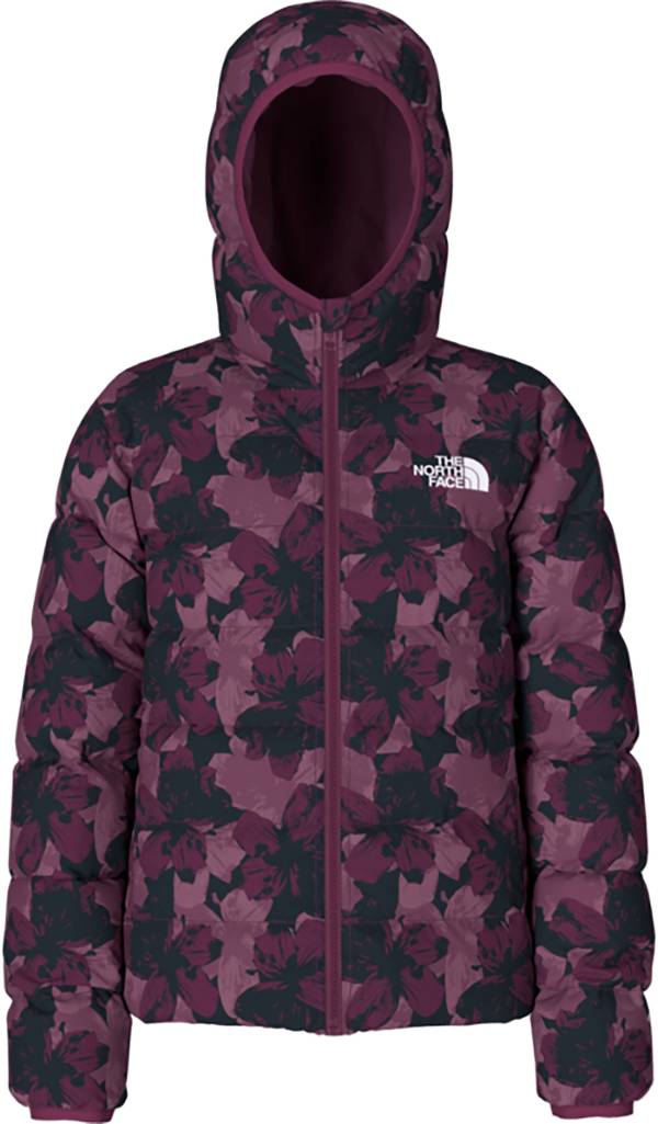 The North Face Girls' Reversible North Down Hooded Jacket