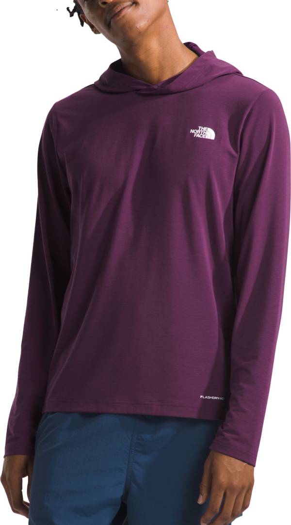 Purple north face discount sweatshirt