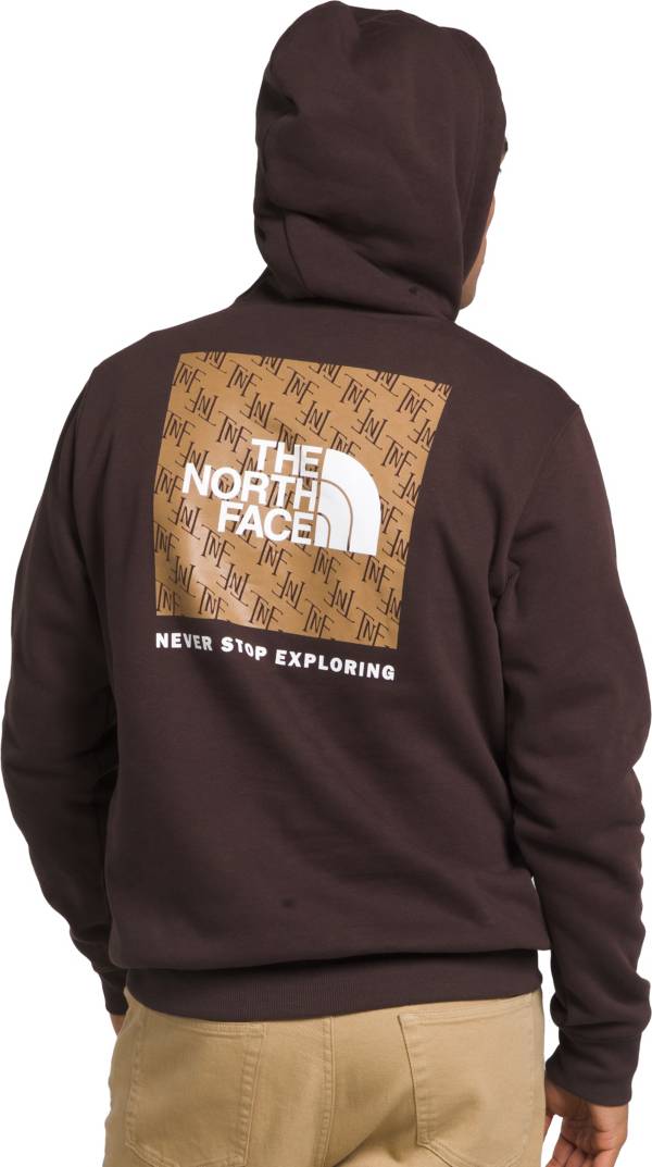 Brown north face hoodie new arrivals