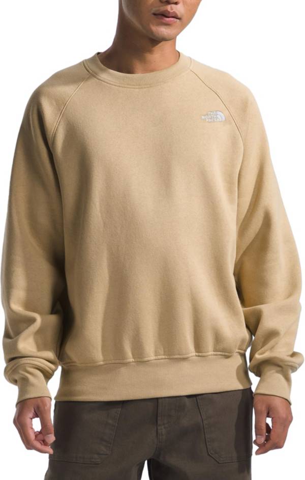 Men's The North Face Evolution Crewneck Sweatshirt Large Khaki Stone