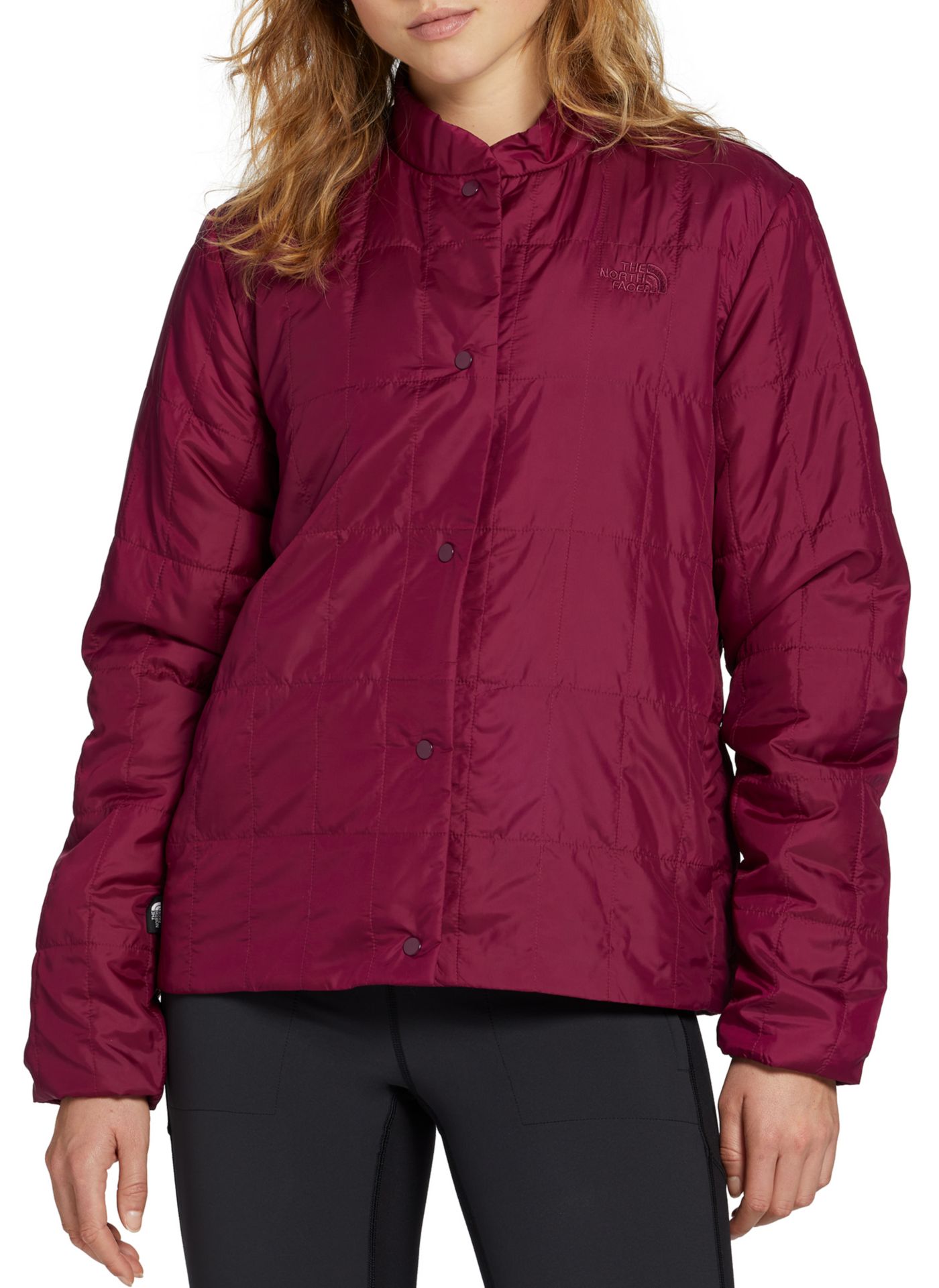 North face collarless jacket hotsell