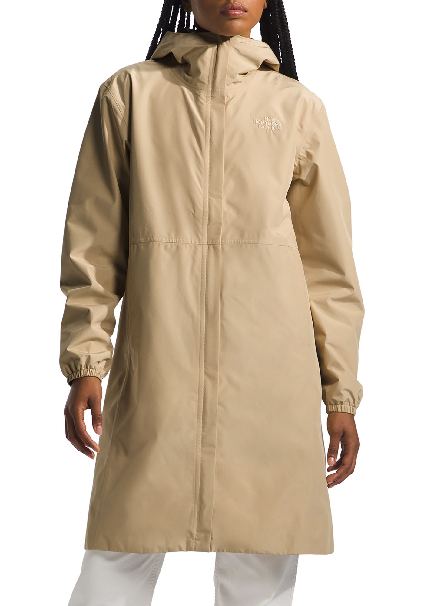 The North Face Women s Daybreak Rain Parka XXL Khaki Stone