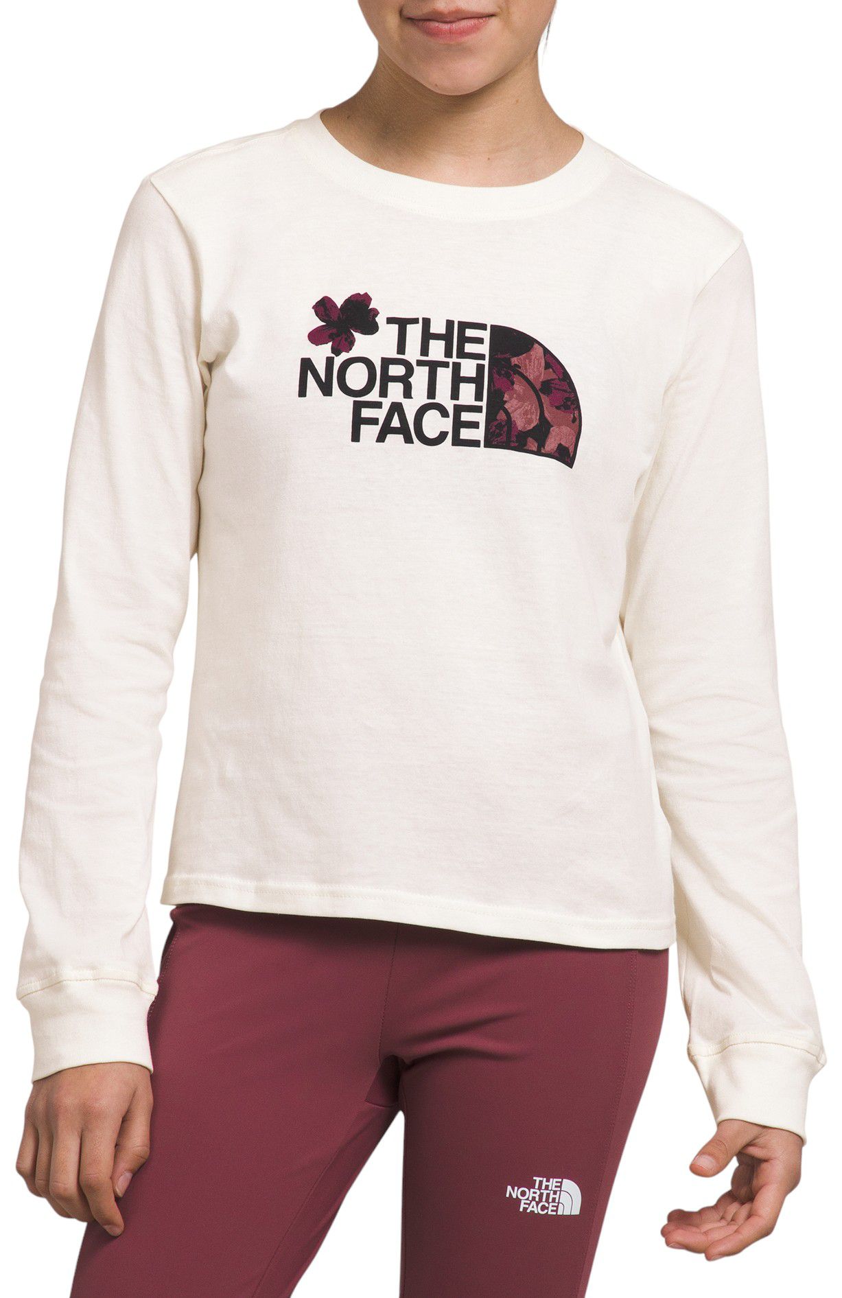 The North Face Girls' Long-Sleeve Graphic Tee product image