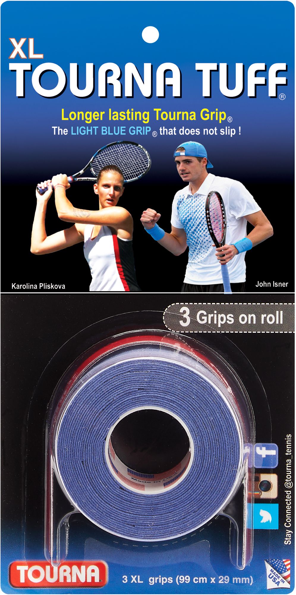 Tourna Tuff XL Tennis Grip - 3 Pack product image