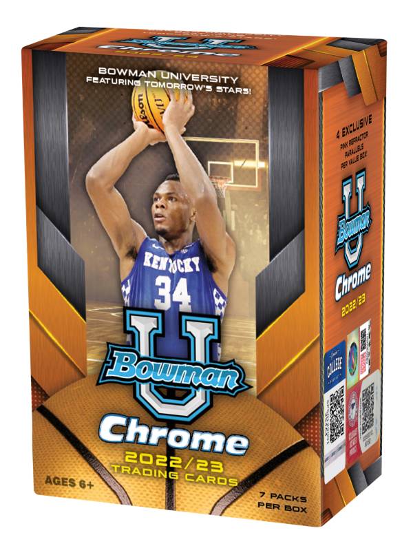 202223 Bowman University Chrome Basketball Blaster Box Dick's