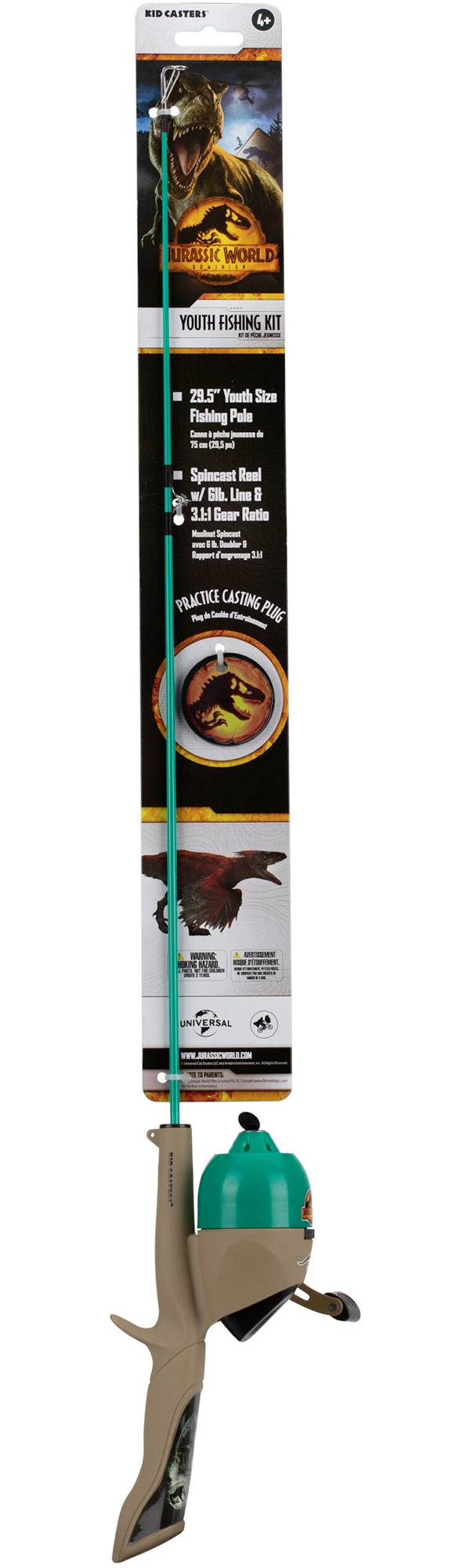 Kid Casters Jurassic World Youth Fishing Kit product image
