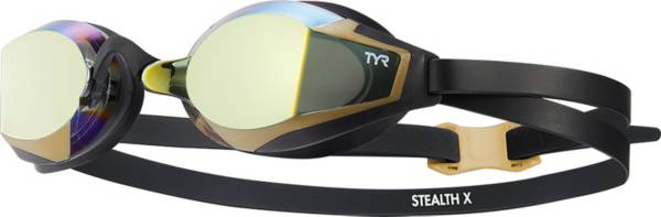 TYR Stealth-X Mirrored Performance Swim Goggles product image
