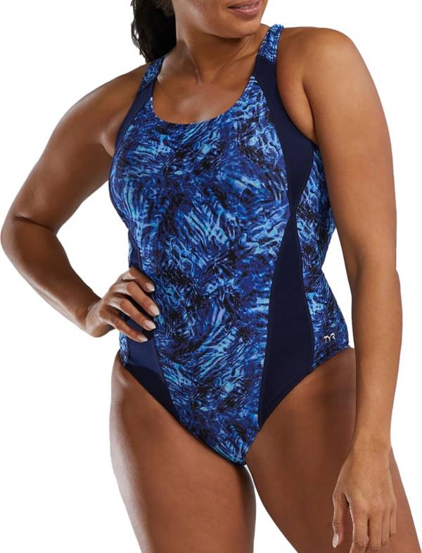 TYR Women's Durafast Elite Expression Maxfit Splice One-Piece Swimsuit