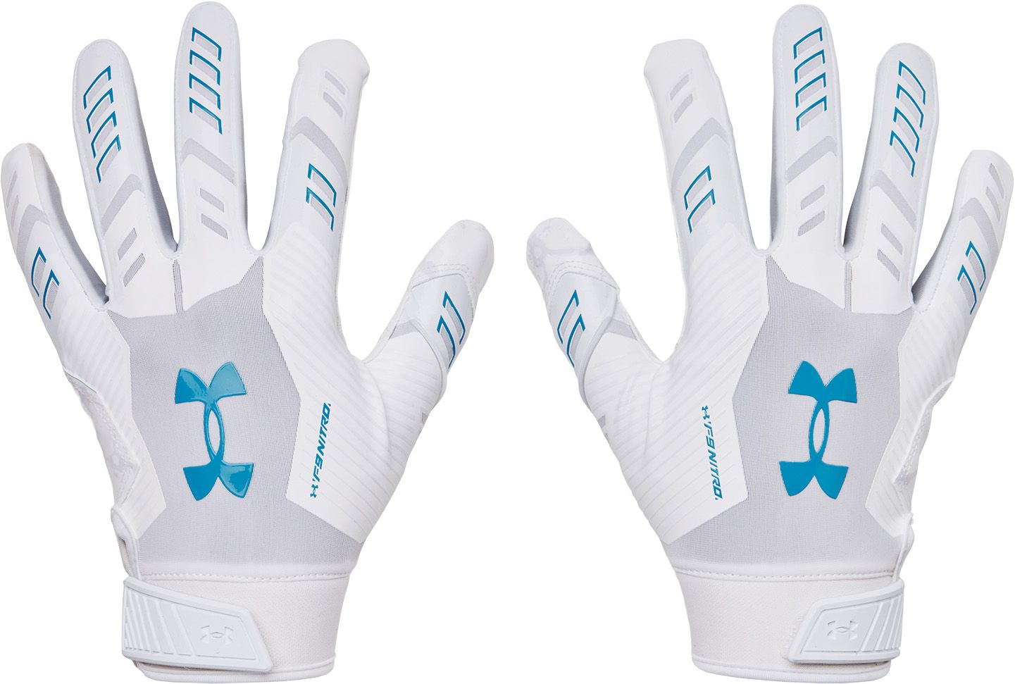 Under Armour Adult F9 Nitro Ice Novelty Football Gloves product image