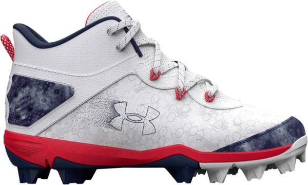 Under Armour Kids Harper 8 Mid RM Baseball Cleats