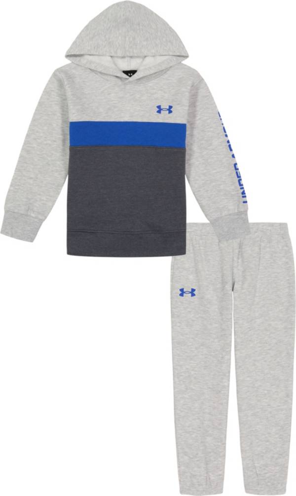 Under armour hoodie grey 2024 kids