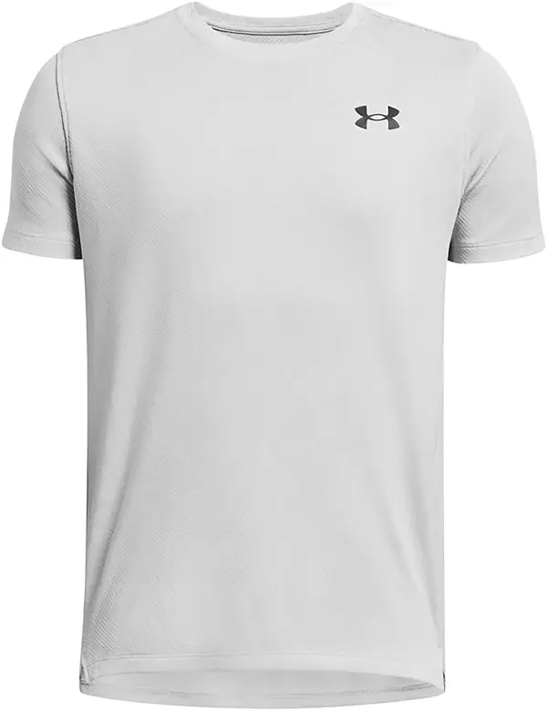 UNDER ARMOUR T-SHIRT FISH STRIKE, PITCH GRAY