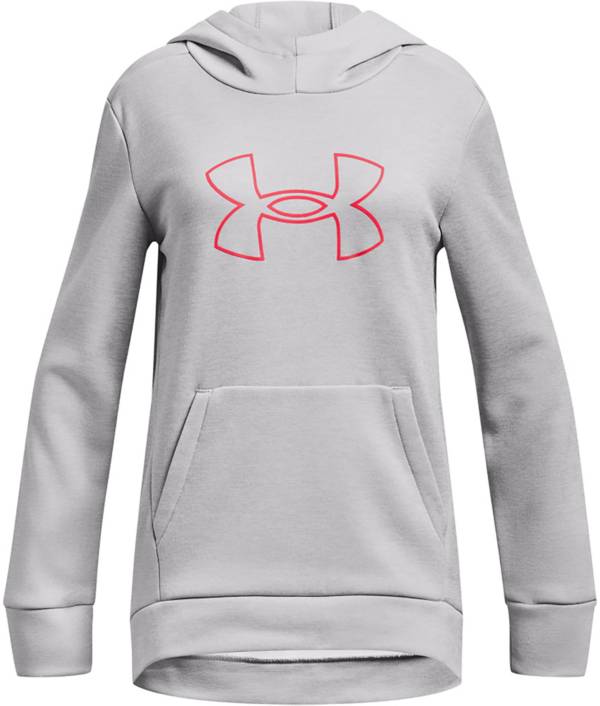 Under armour storm big logo sales hoodie women's