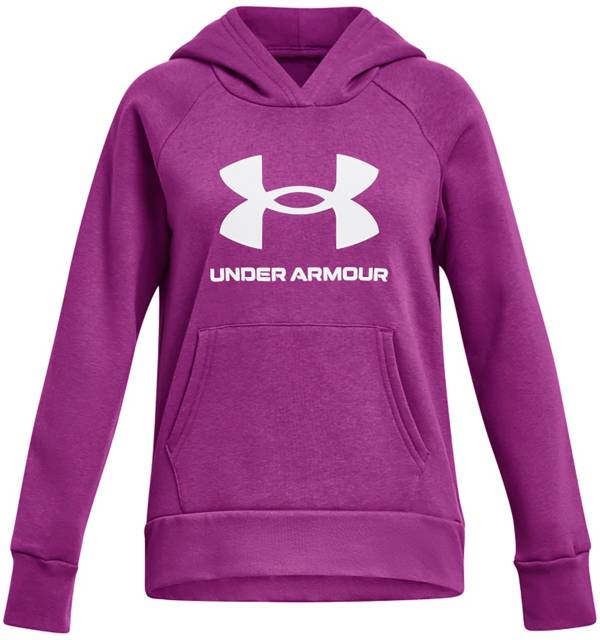 Girls purple under armour 2024 hoodie